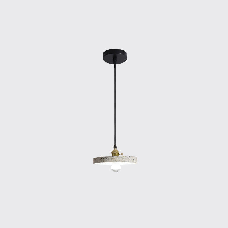 Terrazzo Nordic Style Single-Bulb Pendant Ceiling Light - Geometric Suspension Lighting
