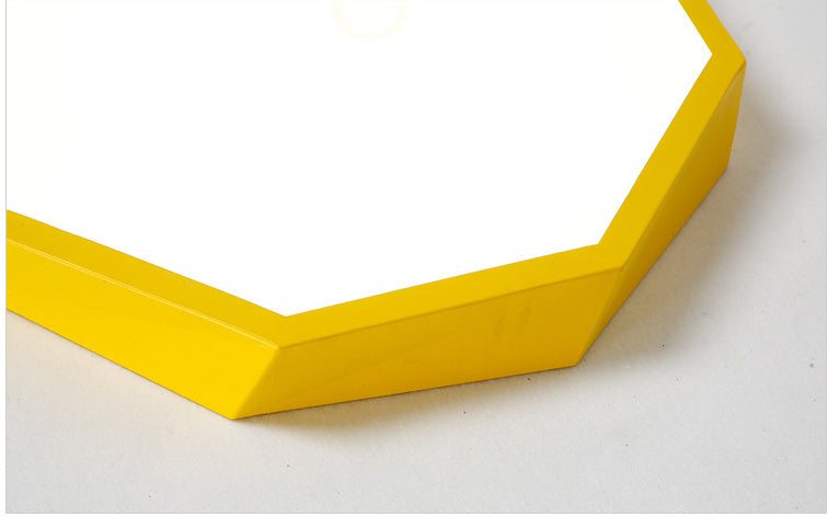 Contemporary Acrylic Flush Mount Ceiling Light For Bedroom - Faceted Chandelier