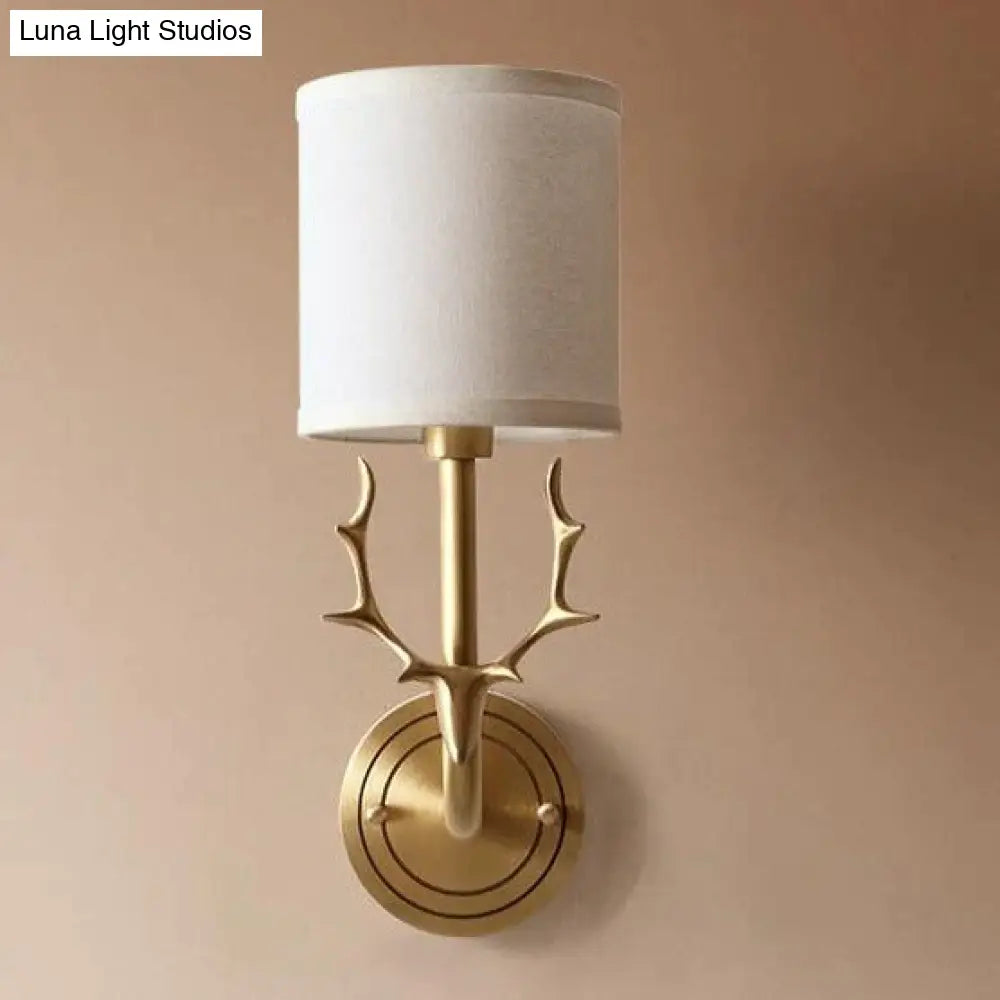 All-copper Cabinet Antler Corridor Bedroom Copper Wall Lamp Copper Wall Lamps