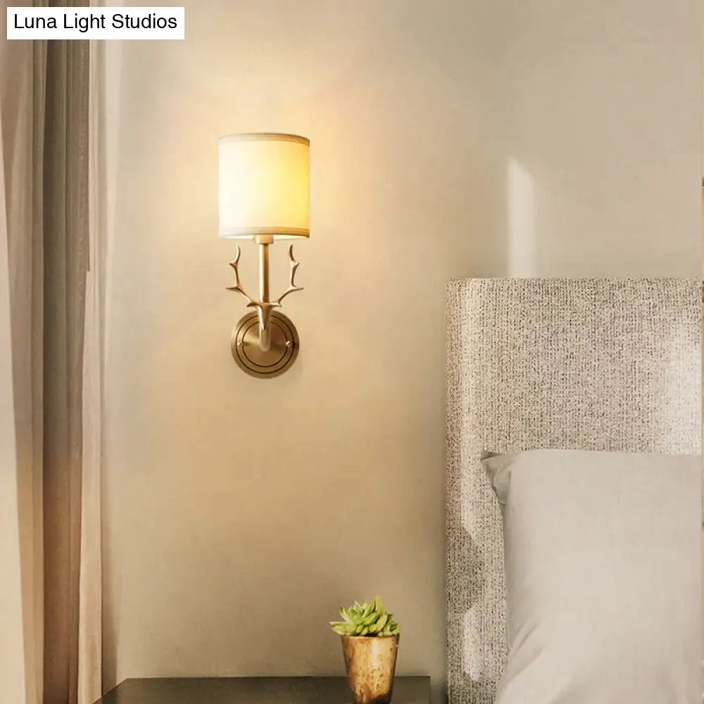 All-copper Cabinet Antler Corridor Bedroom Copper Wall Lamp Copper Wall Lamps