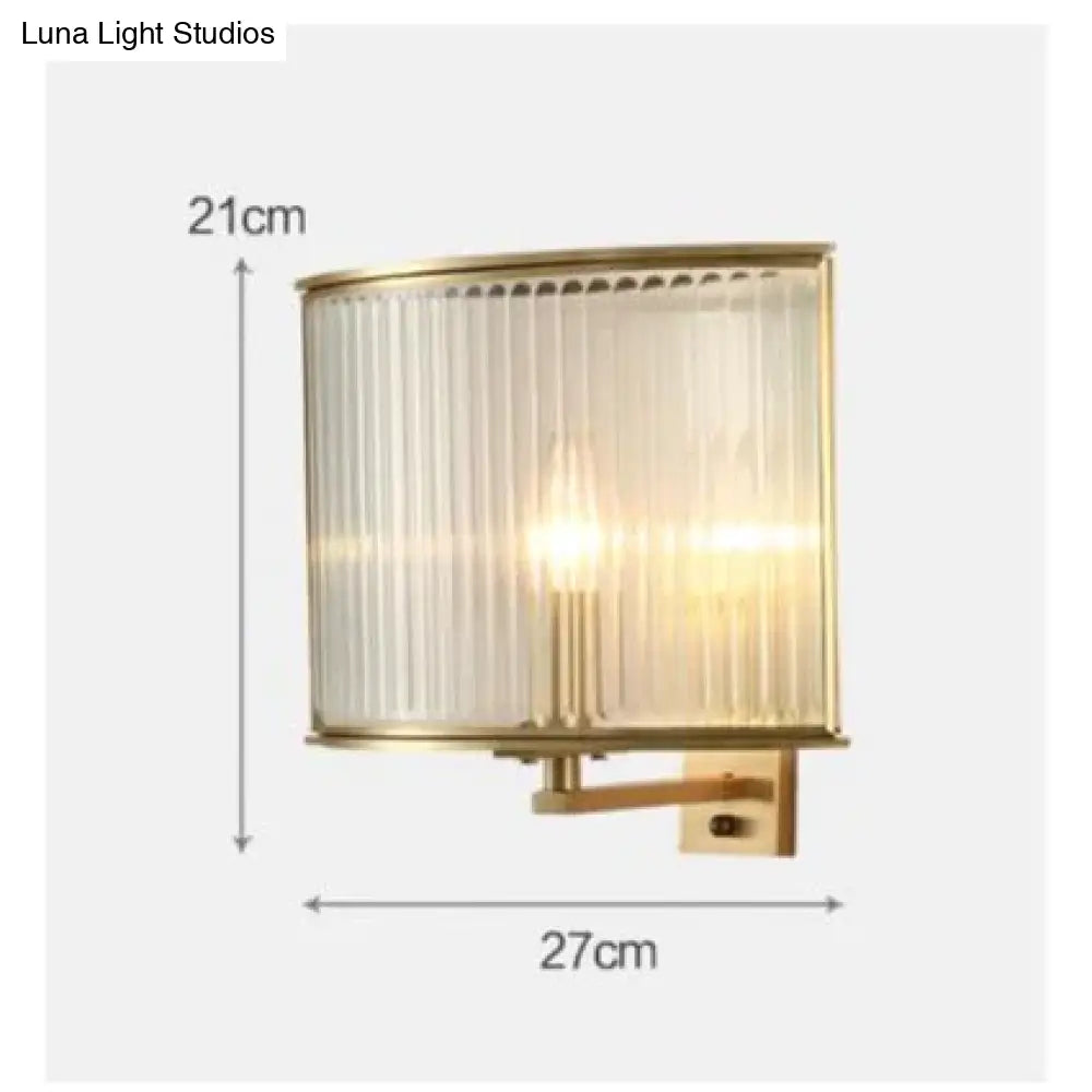 American Modern Study Bedroom Restaurant All-copper Wall Lamp All copper wall lamp Copper Wall Lamps