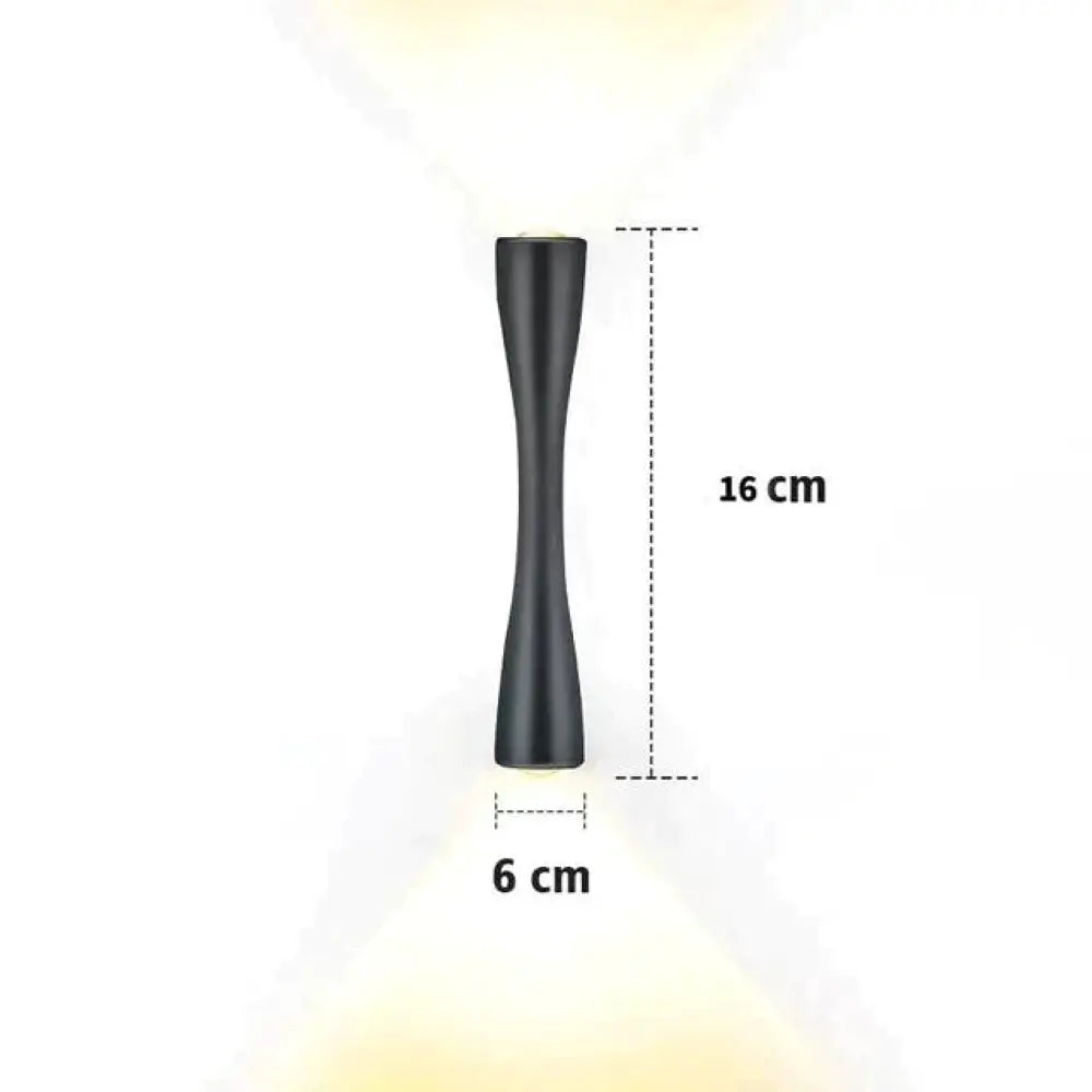 Elaine | Outdoor Waterproof Lamp Black 16cm / 6.2’’ / Warm White Outdoor Lighting