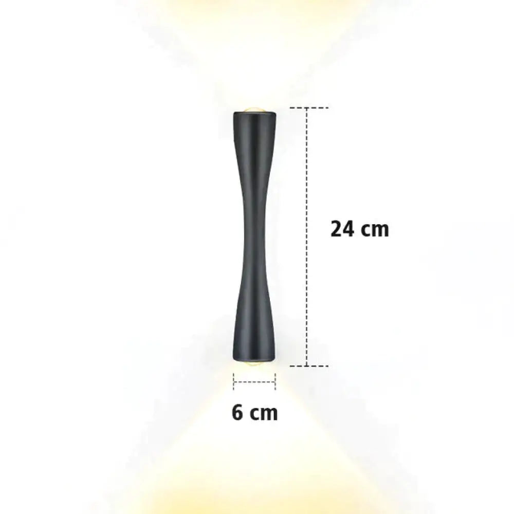 Elaine | Outdoor Waterproof Lamp Black 24cm / 9.4’’ / Warm White Outdoor Lighting