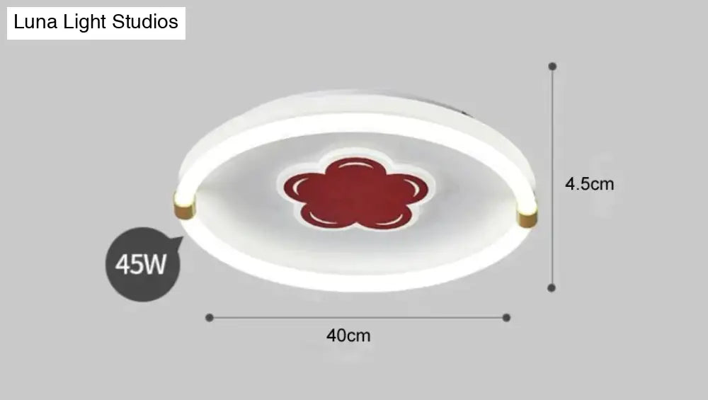 Lovely Creative Flower Room Led Ceiling Lamp