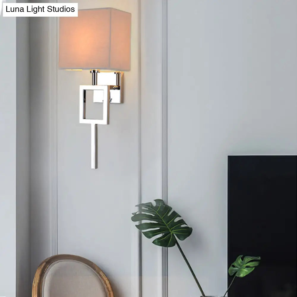 Modern Beige Led Wall Sconce Light For Bedroom