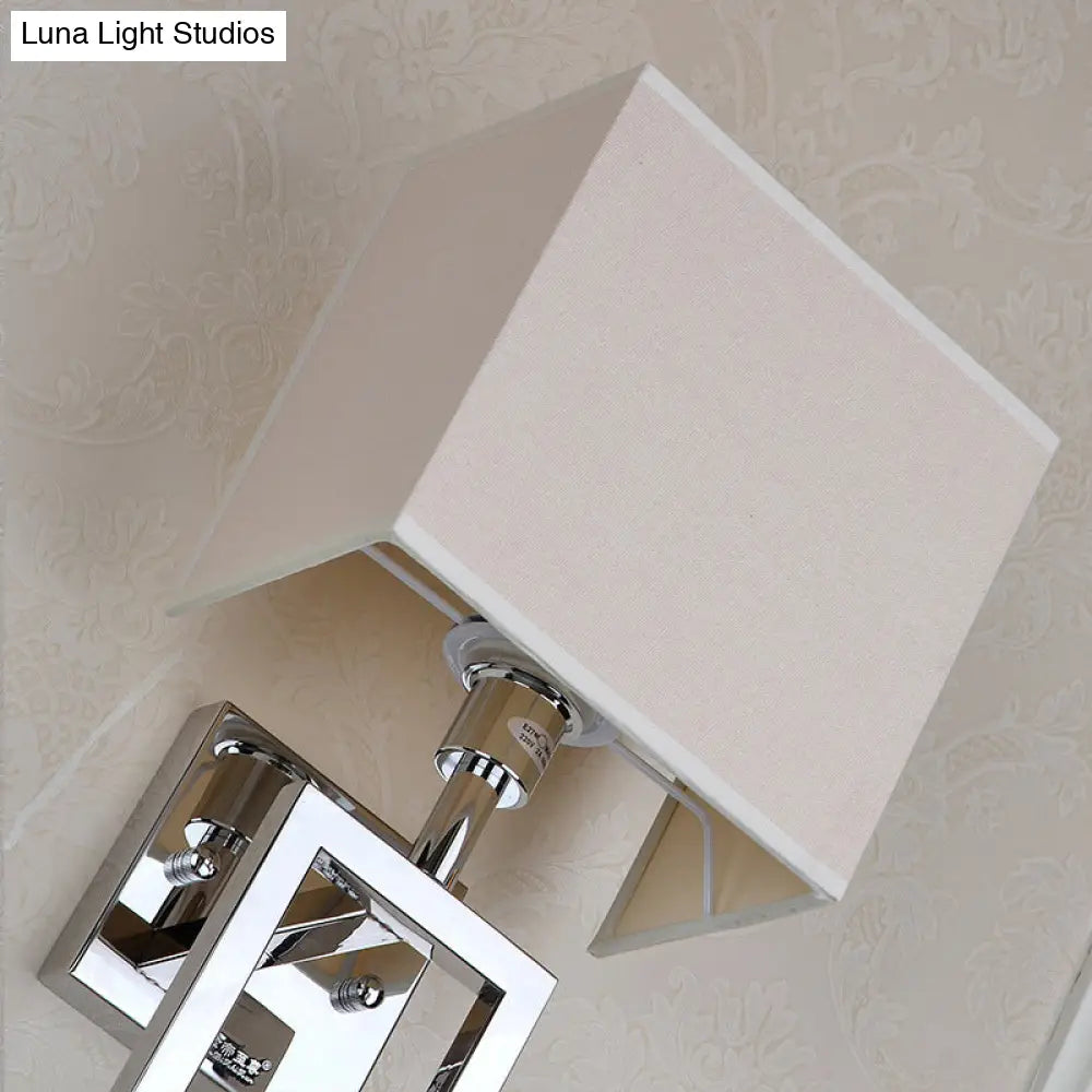 Modern Beige Led Wall Sconce Light For Bedroom