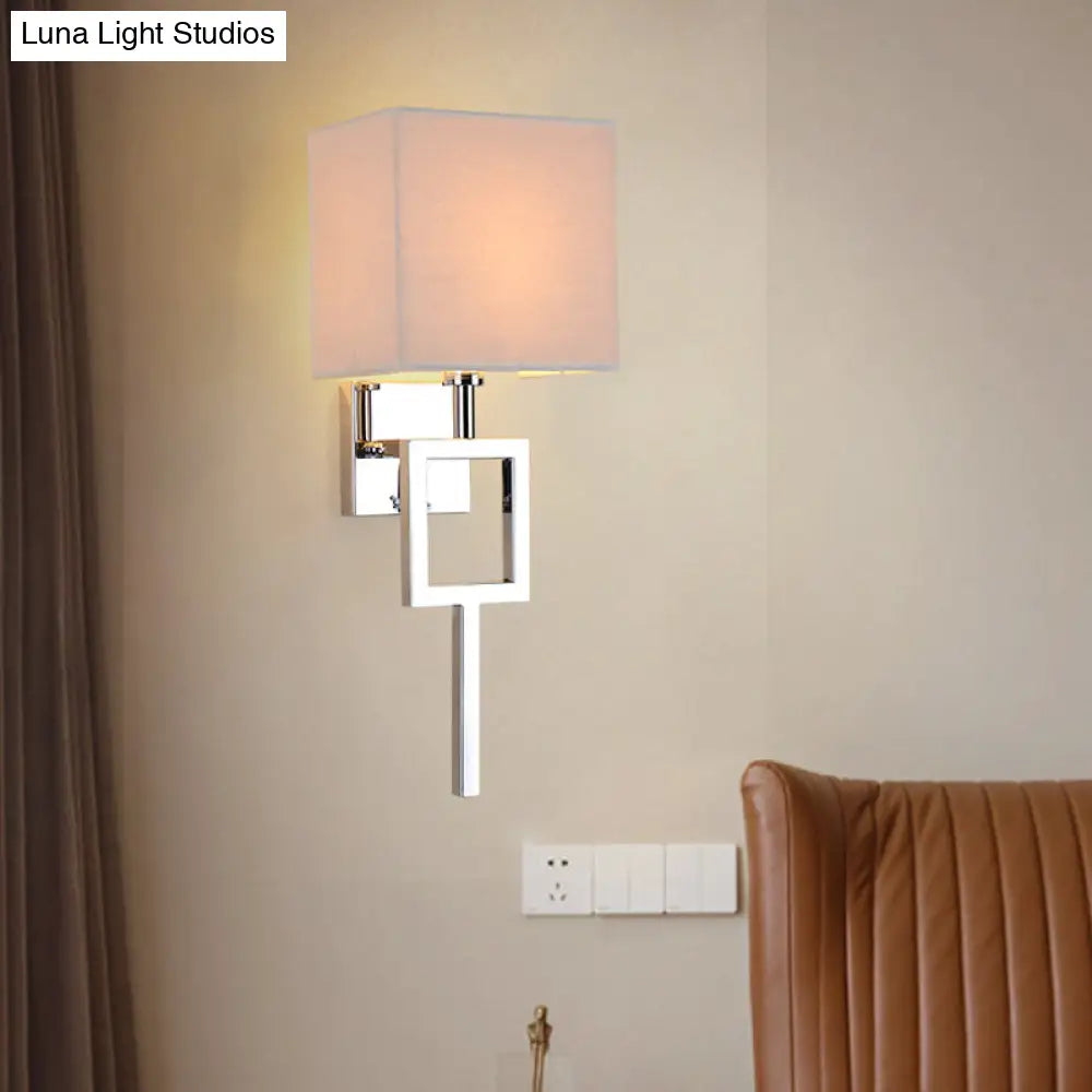 Modern Beige Led Wall Sconce Light For Bedroom