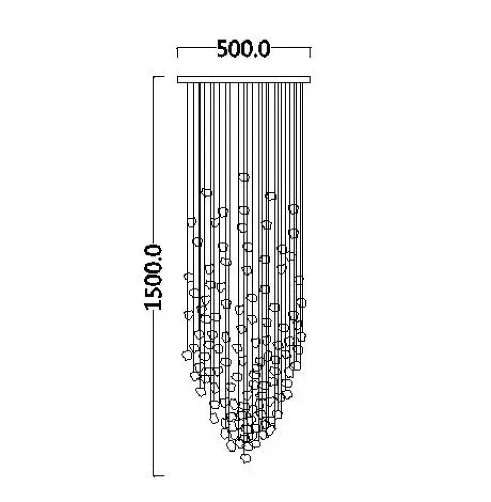 Modern Nordic Crystal Chandelier for Hotel Lobby Luxury Creative Design Ceiling Light with High-End Atmosphere