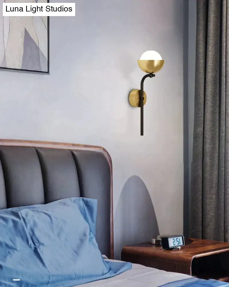 Modern Simple Room Corridor Living Room Copper Wall Lamp Copper Wall Lamps