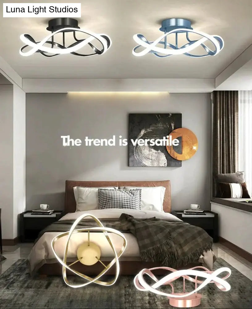 New Light Luxury Bedroom Lamp Room Ceiling Lamp Ceiling