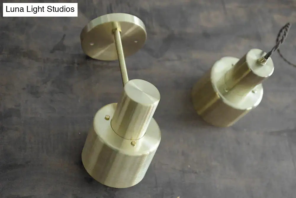 Nordic Golden Living Room Bedroom Bedside Bathroom Copper Wall Lamp Copper Wall Lamps