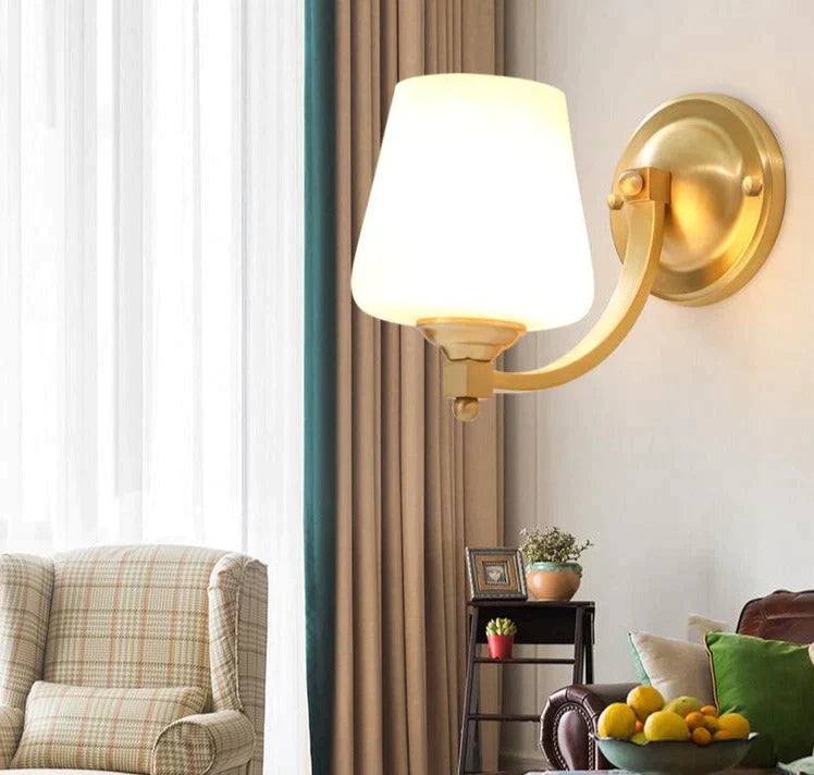 Nordic Living Room Bedroom Copper Wall Lamps Copper Wall Lamps