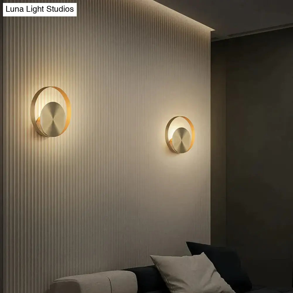 Nordic Minimalist Bedside Lamp Bedroom Full Copper Wall Lamp Copper Wall Lamps