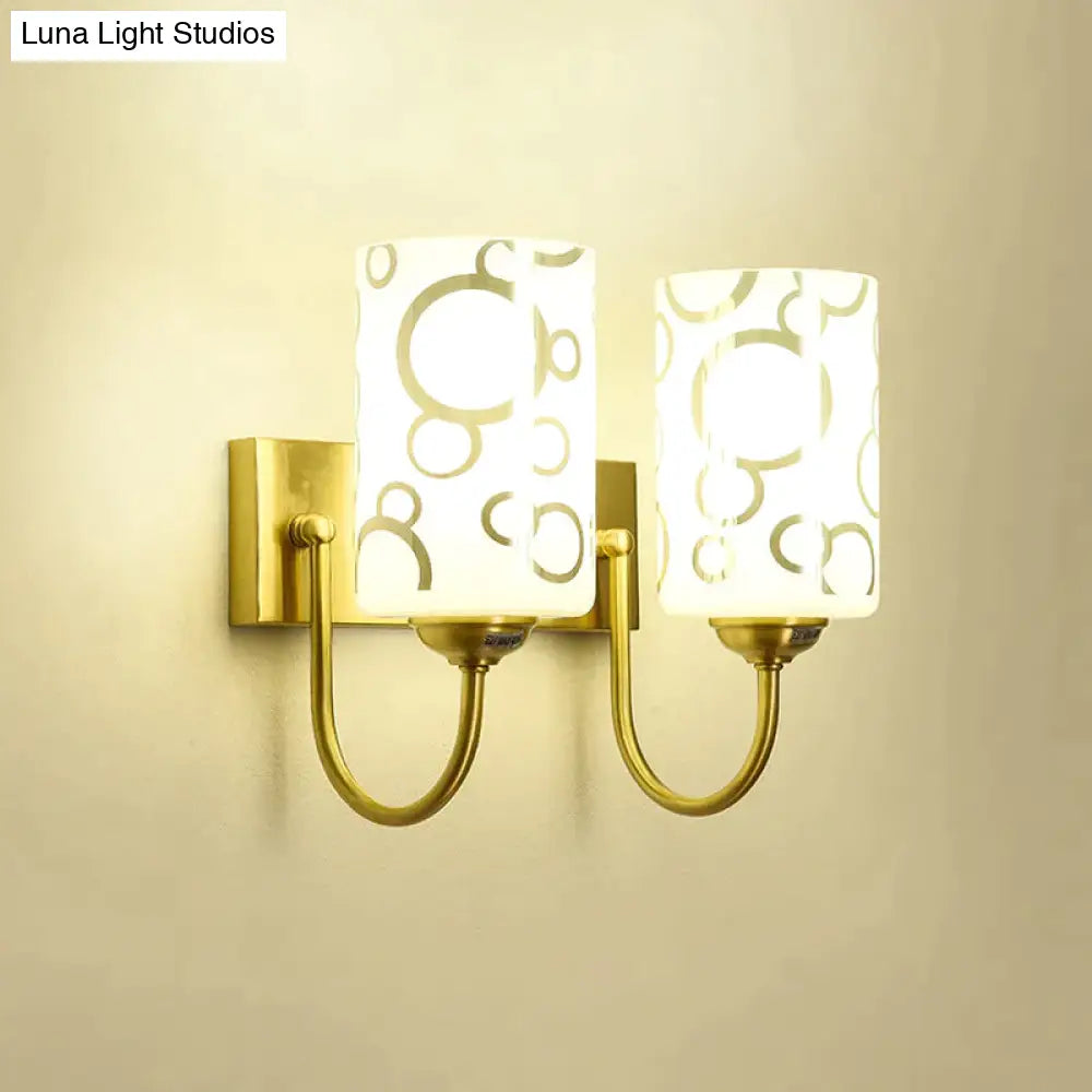 Nordic Simple Living Room Background Wall All Copper Wall Lamp Copper Wall Lamps