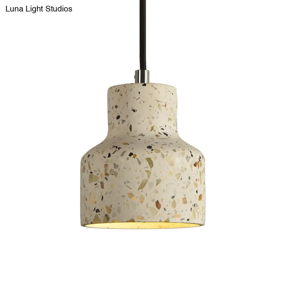 Nordic Terrazzo Hanging Lamp - Black/Red/Pink With Down Lighting Pendant Perfect For Dining Table 1