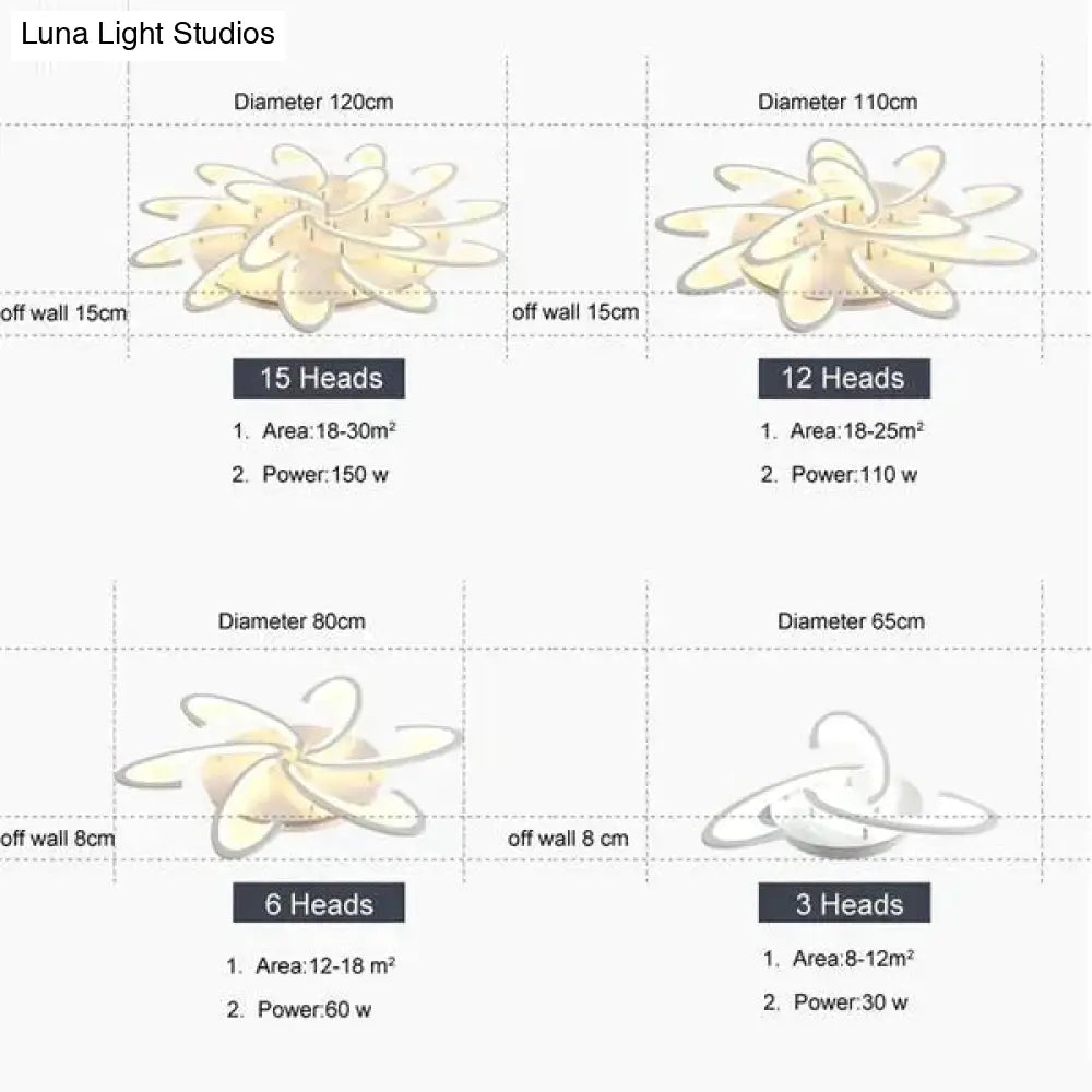 Remote Control Led Ceiling Lights With Ultra-Thin Acrylic Flush Mount Lamp