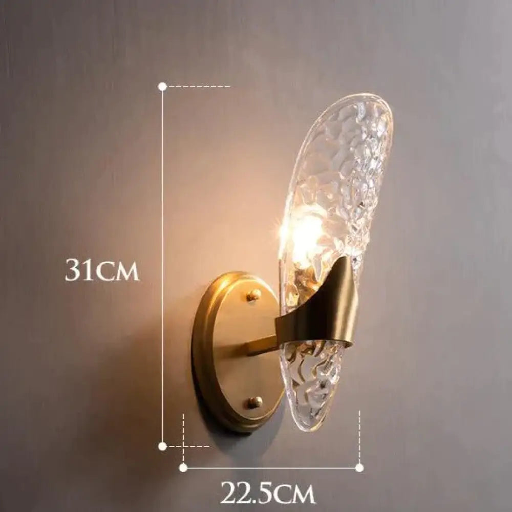 Retro Light Luxury Nordic All Copper Wall Lamp Single / Without light source Copper Wall Lamps