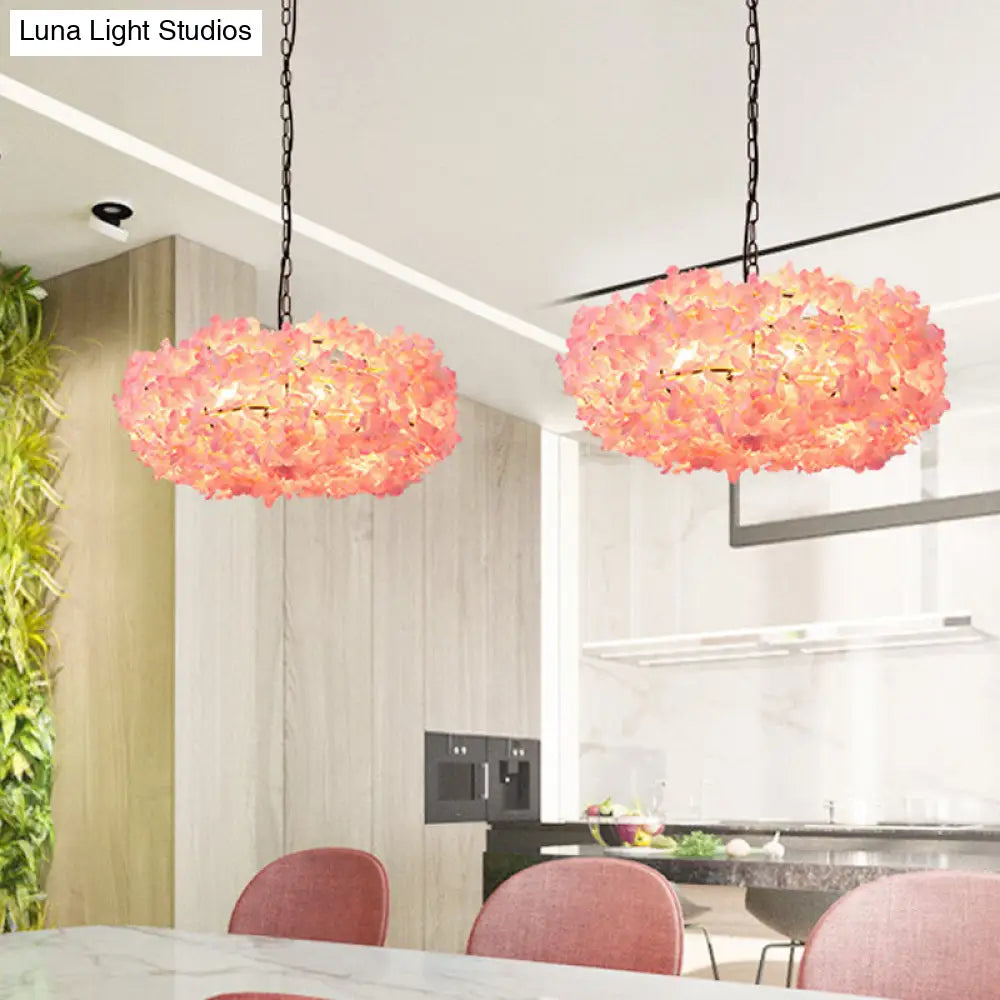 Industrial Metal Pendant Light In Black - 1 Bulb Led Down Lighting For Restaurants