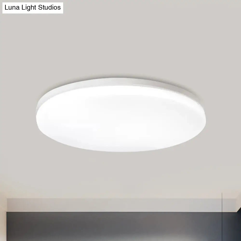 10’/15’/19’ W Macaron Metal Flush Ceiling Lamp In Green Pink White Or Yellow - Indoor Lighting