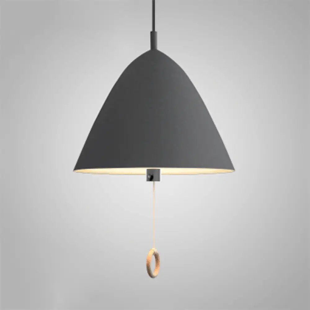 10.5’/13’/16’ Wide 1 Head Modern Metal Umbrella Pendant Light With Cone Shade For Hotel