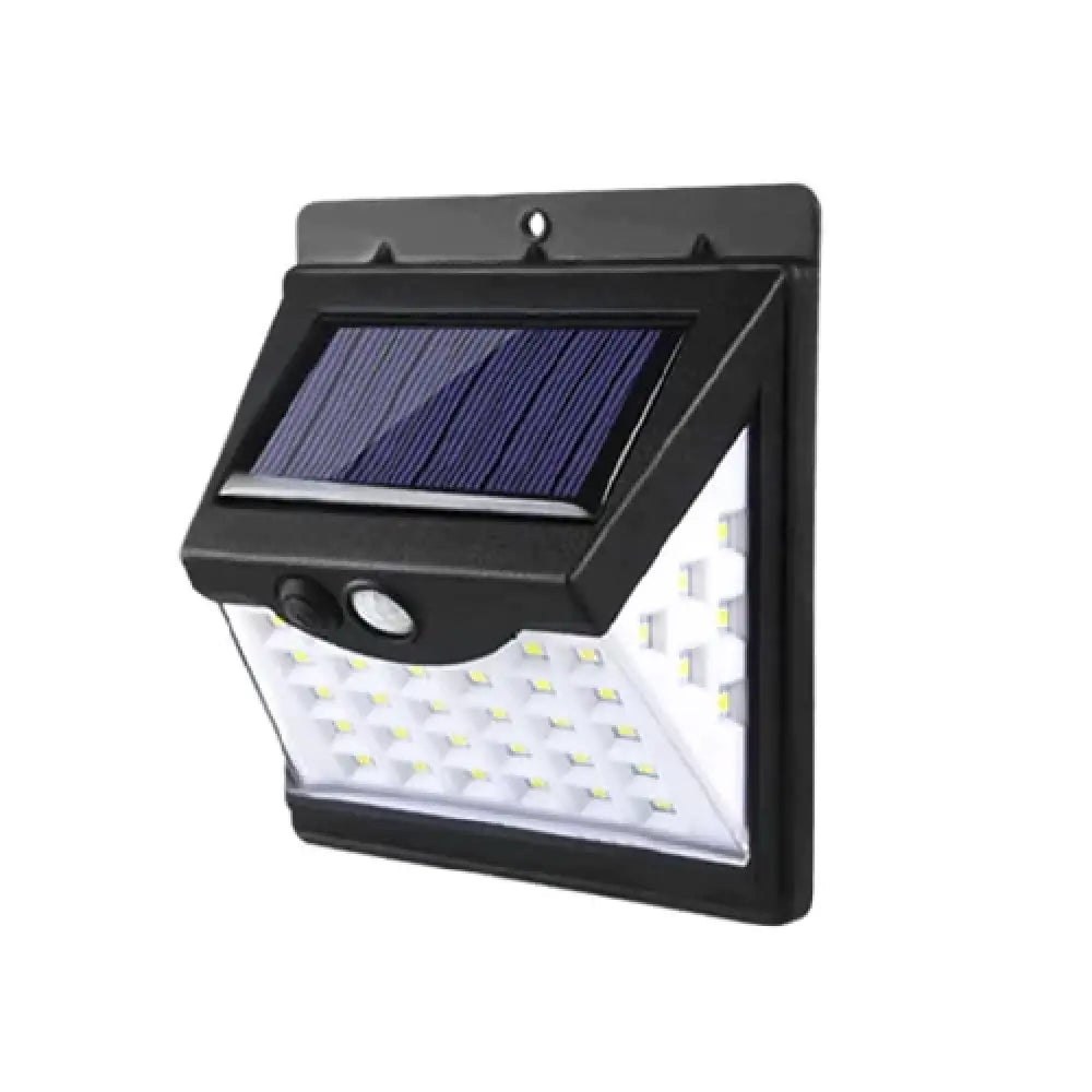 100 Leds Outdoor Solar Wall Lamp Pir Motion Sensor Porch Lights Ip65 Sunlight Powered For Street