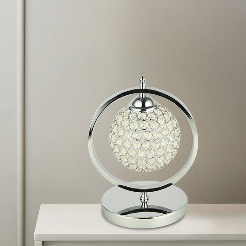 Molly - Minimalist Crystal LED Table Lamp for Night Stand or Study Room