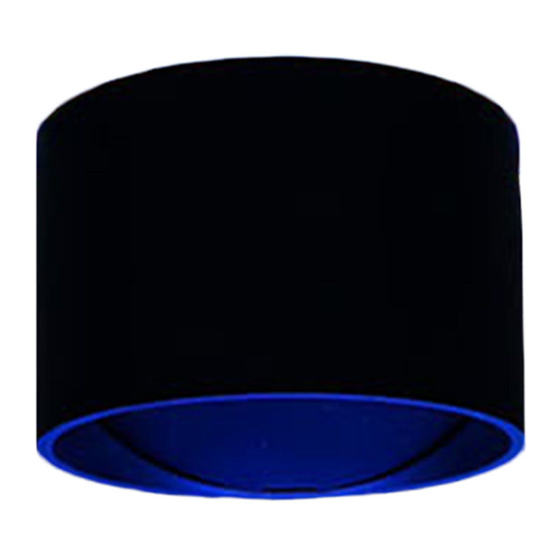 Circle Mini Led Wall Light Kit: Black/White Multicolored Metal Sconce Fixture