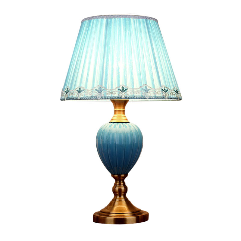 Lily - Scalloped/Tapered Table Lamp