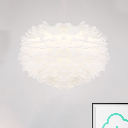 Feather Pendant Light: Modern Style Ceiling Fixture