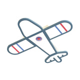 Cartoon Acrylic Led Plane Flushmount Light In White/Blue For Bedroom