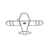 Cartoon Acrylic Led Plane Flushmount Light In White/Blue For Bedroom