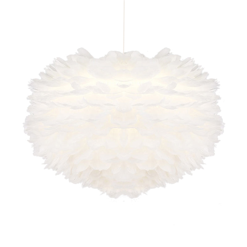 Feather Pendant Light with Modern Style Shade - Ceiling Light Fixture