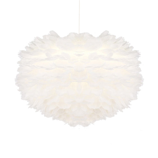 Feather Pendant Light with Modern Style Shade - Ceiling Light Fixture