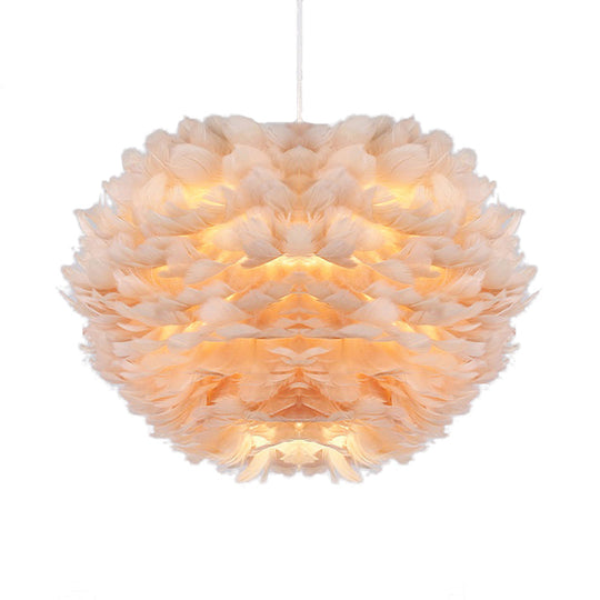 Feather Pendant Light: Modern Style Ceiling Fixture