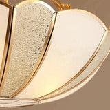 Country Style Room Living Copper Ceiling Lamp