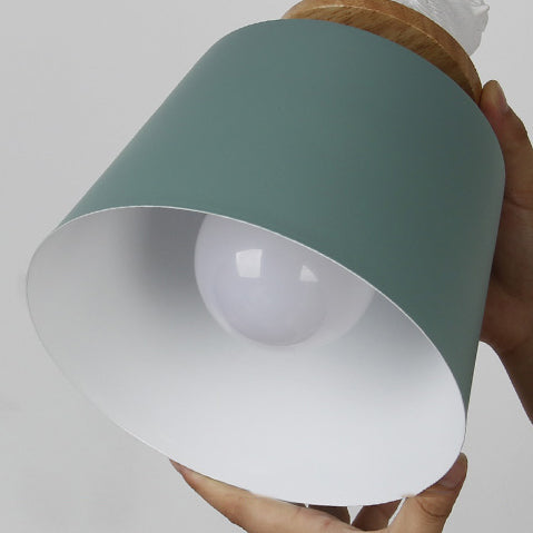 Aluminum Bird Deco Pendant Light With Macaron Shade - Perfect For Kids Bedroom