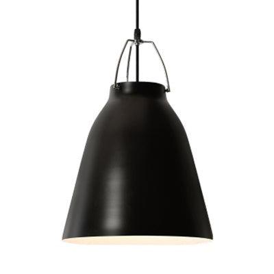 Stylish Monochrome Pendant Light: Sleek And Simple Design Aluminum Hanging Light For Kitchen - 8/16
