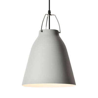 Stylish Monochrome Pendant Light: Sleek And Simple Design Aluminum Hanging Light For Kitchen - 8/16