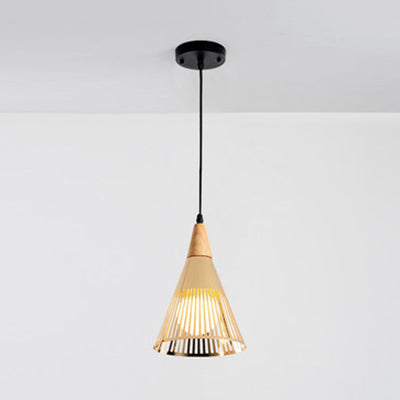 Modern Gold Conical Ceiling Light for Restaurants and Cafes