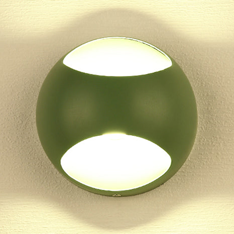 Nordic Metal Led Wall Lamp In Yellow/Grey/Green