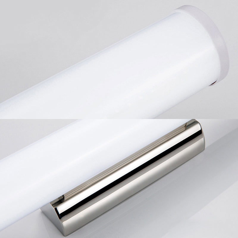 Modern Led Vanity Mirror Light With Chrome Sconce - Warm/White 16/23.5 W