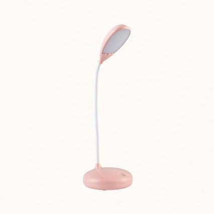 Flexible Usb Rechargeable Led Desk Lamp With Touch Control Dimming - Blue/Pink/White Ideal For