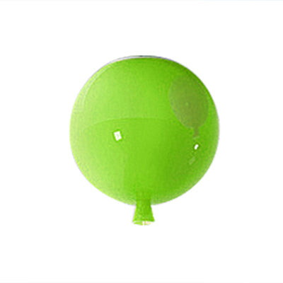 Modern Balloon Flush Ceiling Light Stylish Acrylic Lamp For Foyer Green / 8