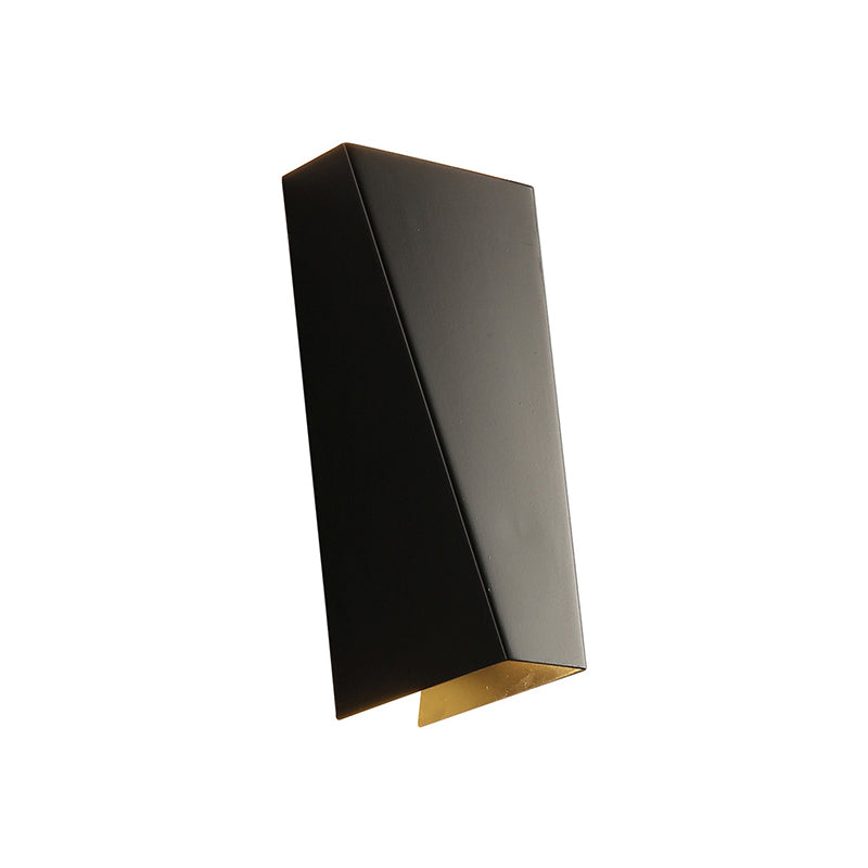 Modern Trapezoid Wall Washer Led Bedside Lamp In Black/White