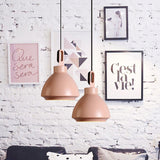 Nordic-Style Ceiling Hanging Lamp: 1-Head Pendant Light In Black/Grey