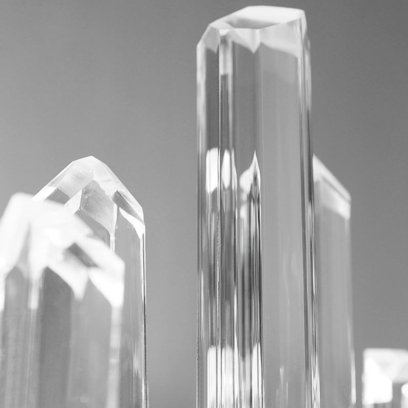 Modern Led Crystal Pendant Ceiling Light In Black For Dining Room