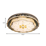 Modern Stainless-Steel Ceiling Light With Cut Crystal Blocks And Led Lighting Fixture