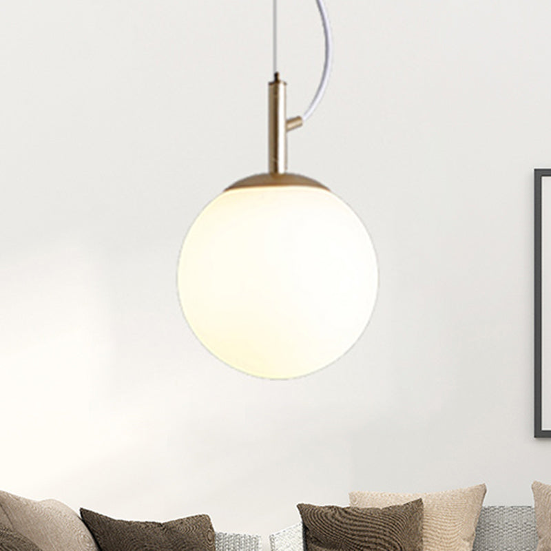 Contemporary Gold Plant-Shaped Pendant Light With Opal Glass And Frosted - Ideal For Hotels 1 /
