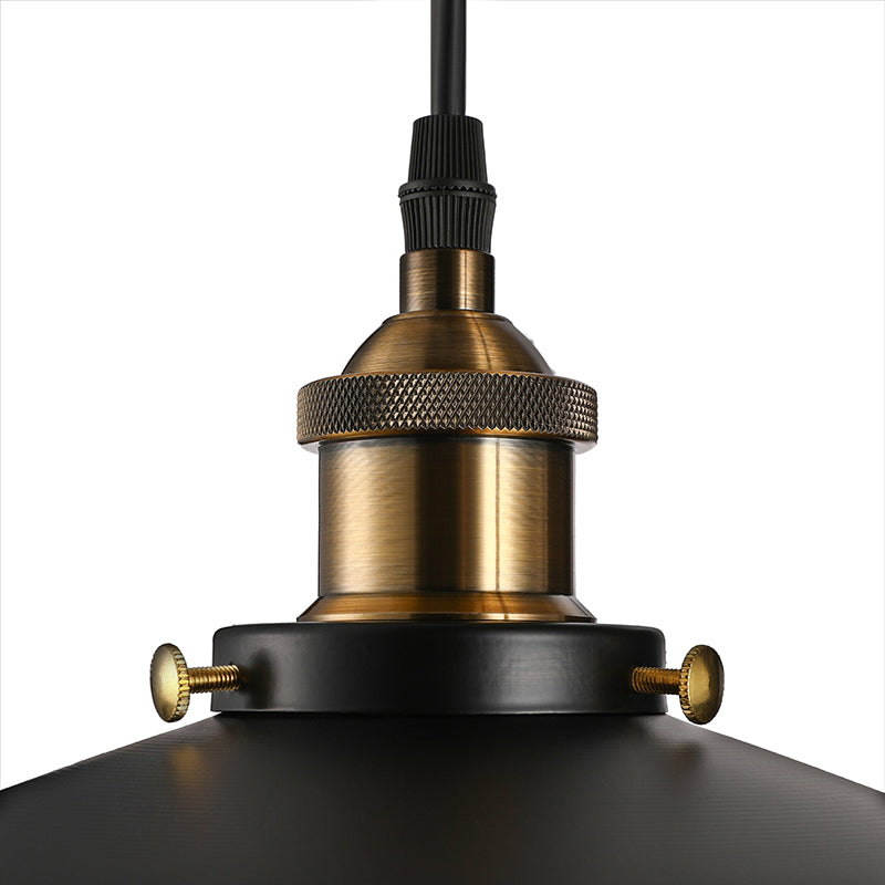 Industrial Style Wall Mounted Lamp: Adjustable Black Metallic Fixture With Pulley Design