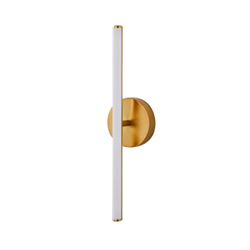 Modern Gold And Black Led Wall Sconce For Bathrooms